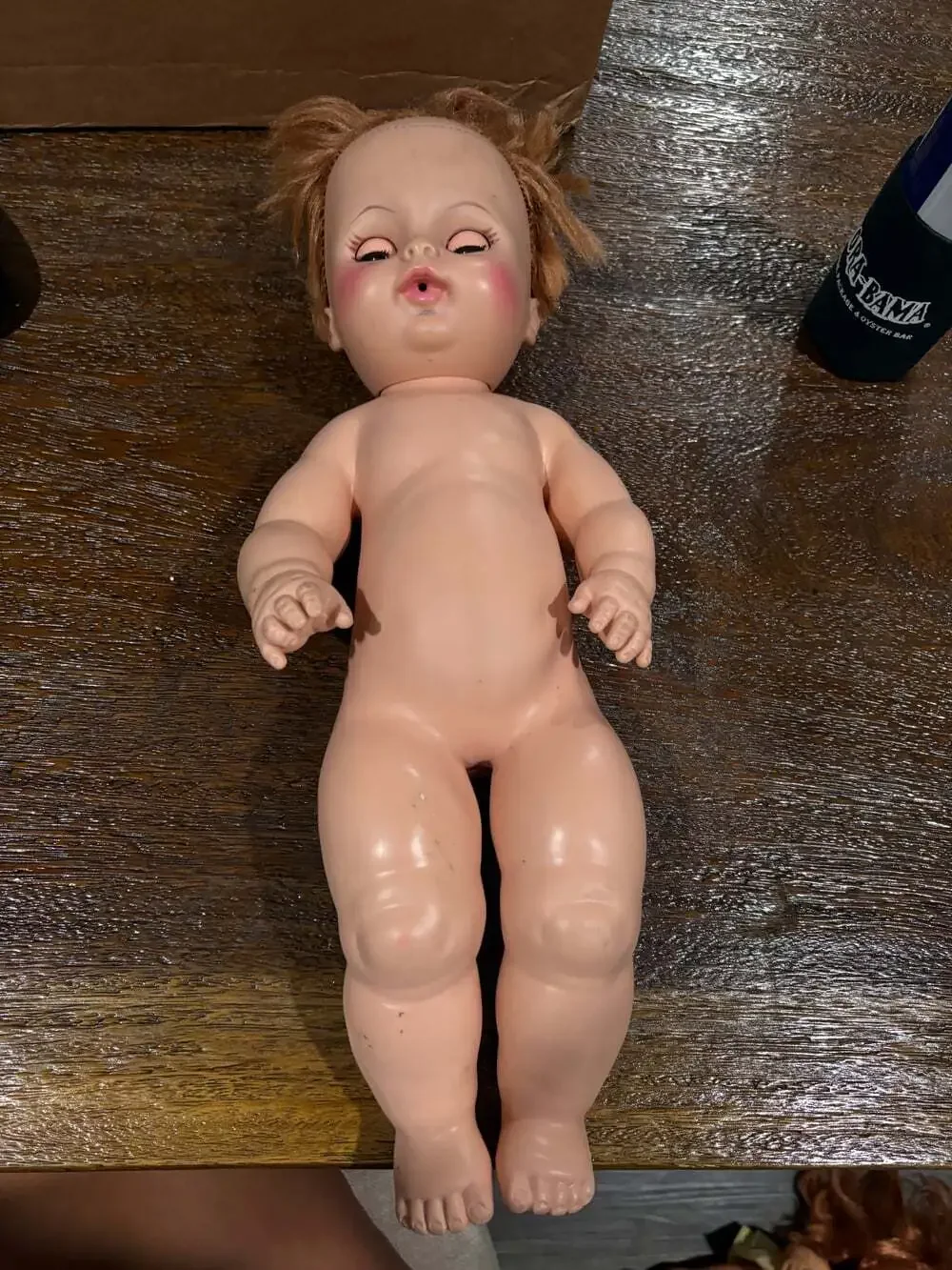 Lot of 3 Vintage Baby Dolls Cat 80's Curl ME Hair Peeing Movable  Eyes